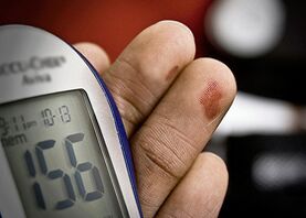 Diabetes accompanies hyperglycemia - a high level of blood sugar
